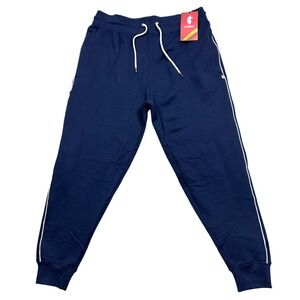 Cotopaxi Men's Jogger Sweatpants Maritime Blue Navy Piped Size XL Organic NEW